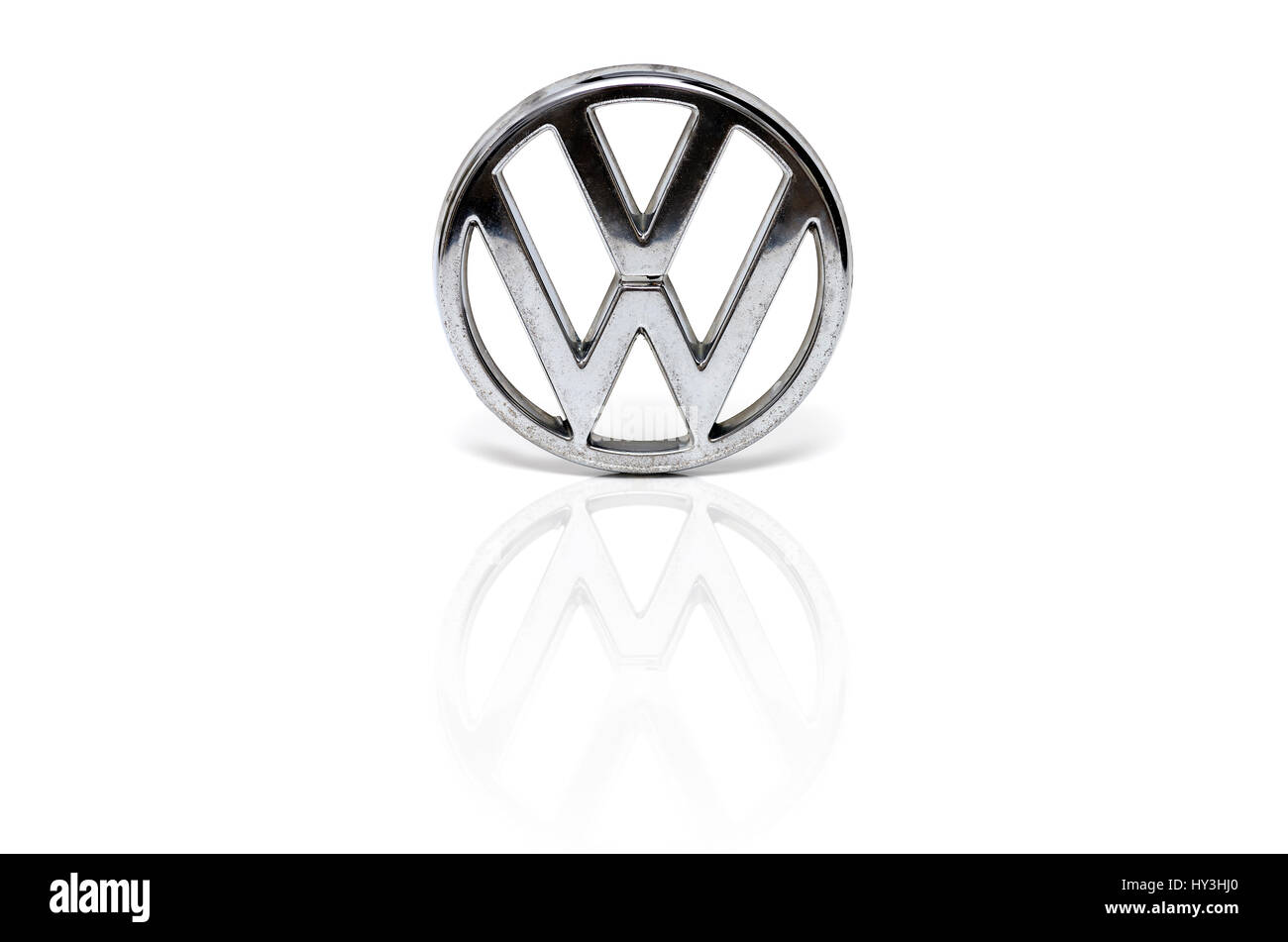 VW logo, VW-Logo Stock Photo