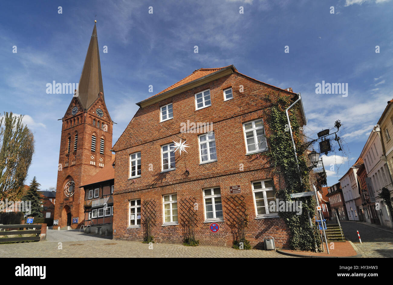 Maria's Magdalenen church in Lauenburg, Schleswig Holstein, Germany, Europe, MariaMagdalenen