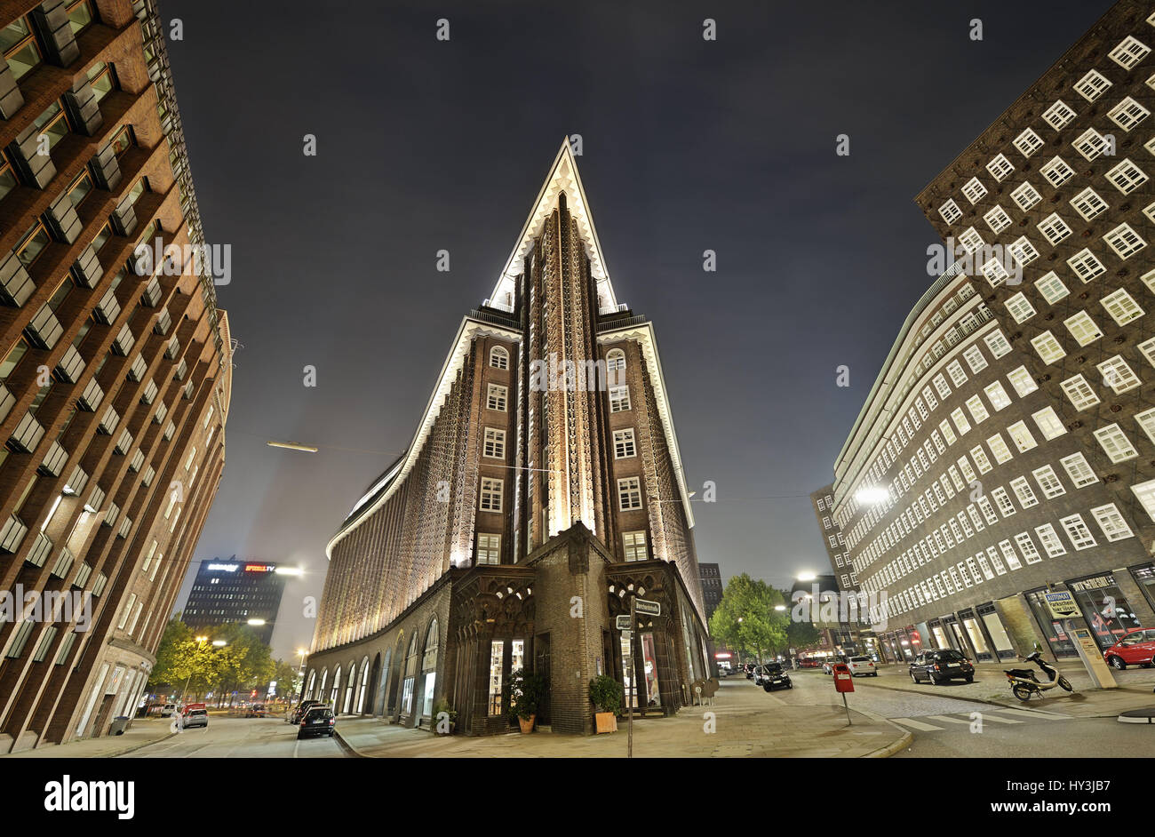 Chile house in the office house quarter in the Old Town of Hamburg, Germany, Europe, Chilehaus