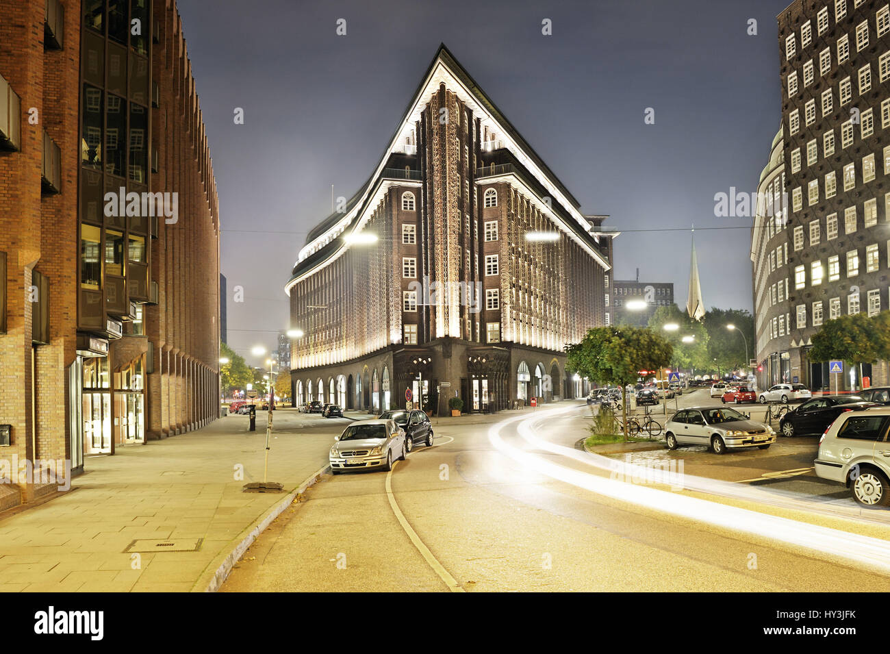 Chile house in the office house quarter in the Old Town of Hamburg, Germany, Europe, Chilehaus