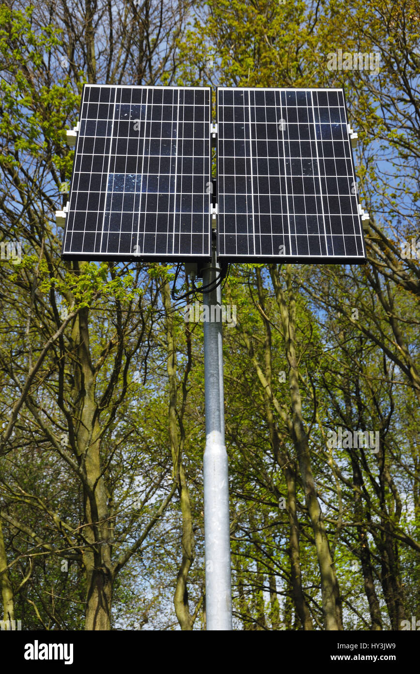 Photovoltaik arrangement, solar cell, Photovoltaik-Anlage, Solarzelle Stock Photo