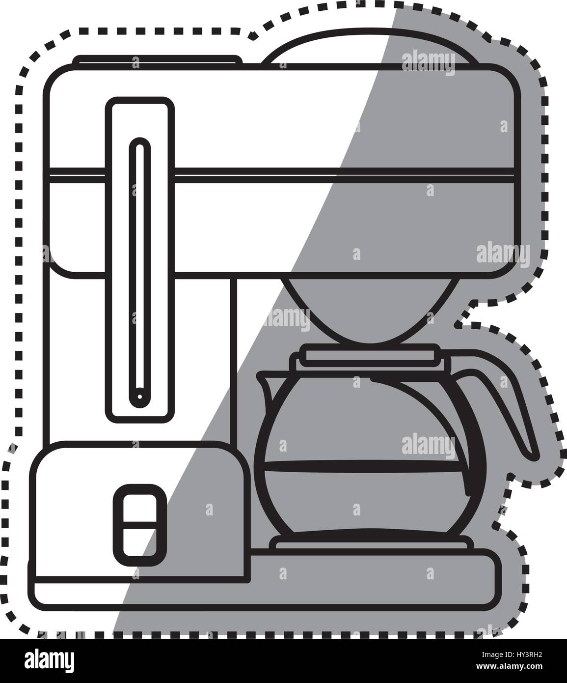coffee maker machine vector icon illustration graphic design Stock ...