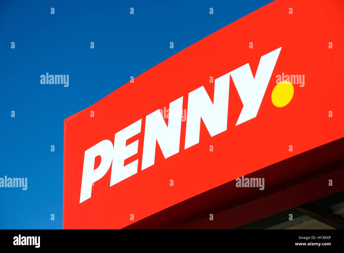 Penny, food discount shop, Lebensmitteldiscounter Stock Photo Alamy