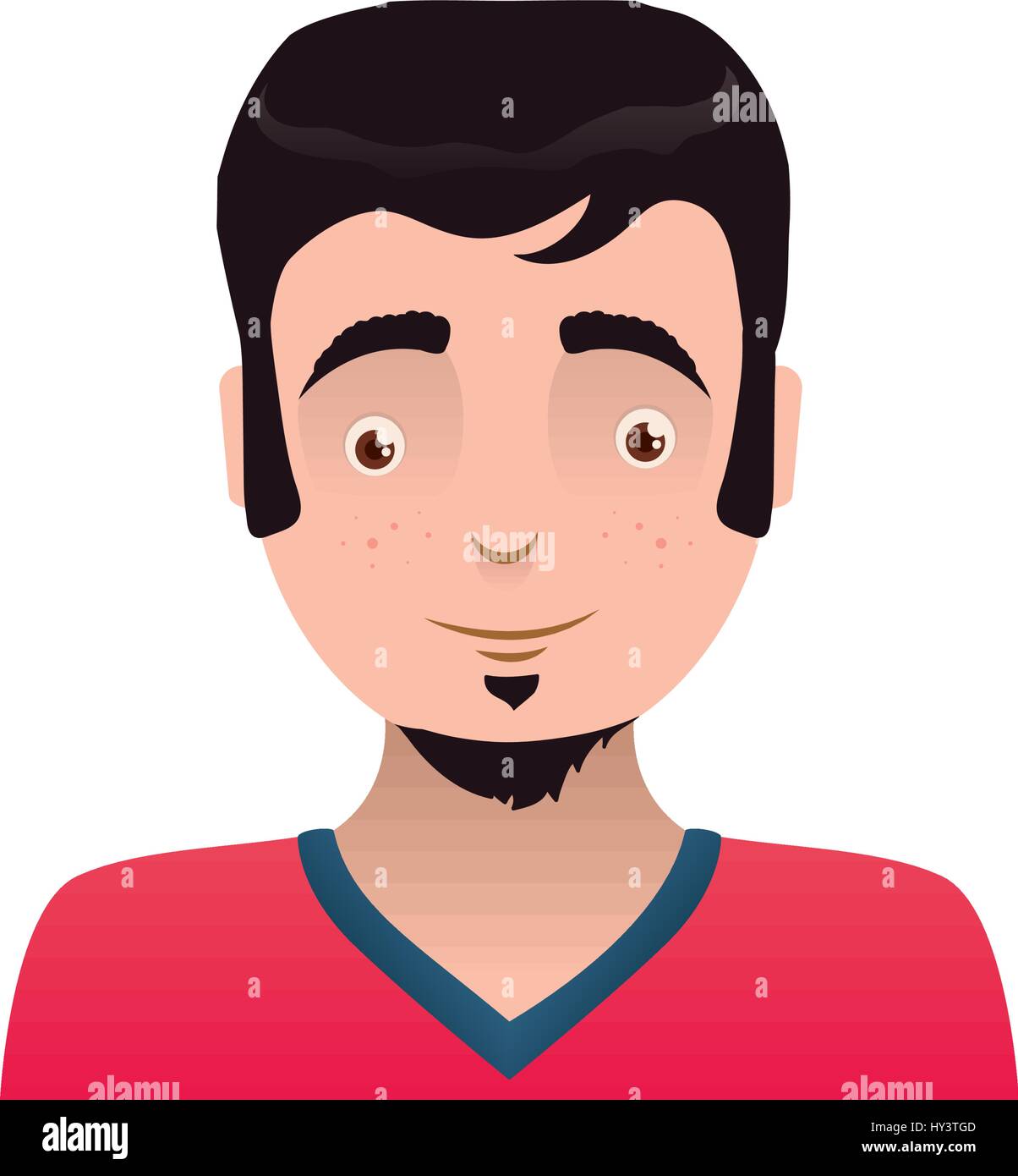 Brown Hair Vector Vectors Stock Photos & Brown Hair Vector Vectors