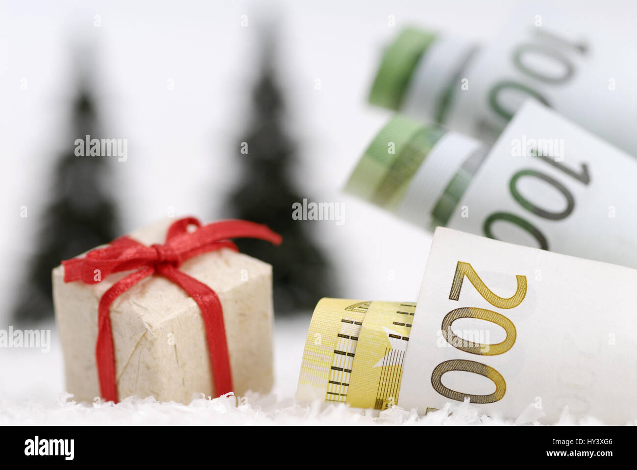 Christmas allowance, Weihnachtsgeld Stock Photo