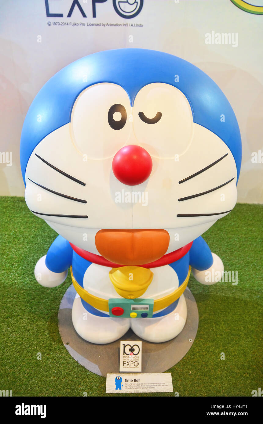 Doraemon statue in 100 Doraemon Secret Gadgets Expo Stock Photo - Alamy
