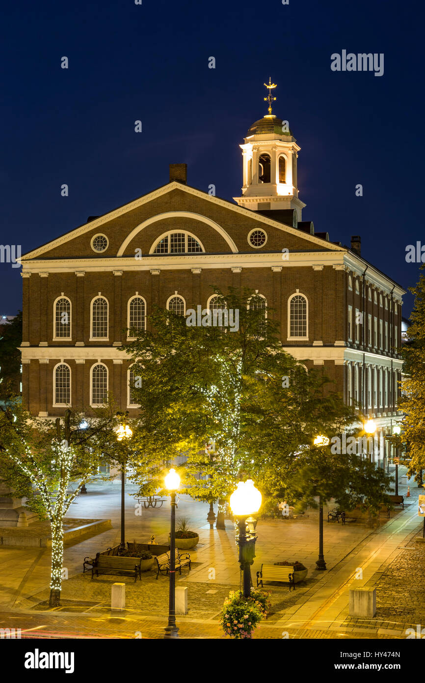 Faneuil Hall, Boston, Massachusetts USA Stock Photo Alamy