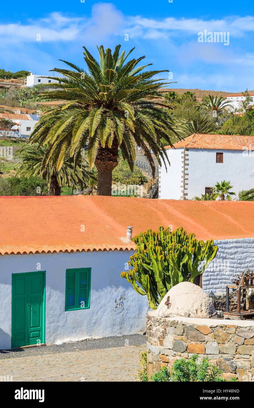 Traditional farm houses in Betancuria village, Fuerteventura, Canary