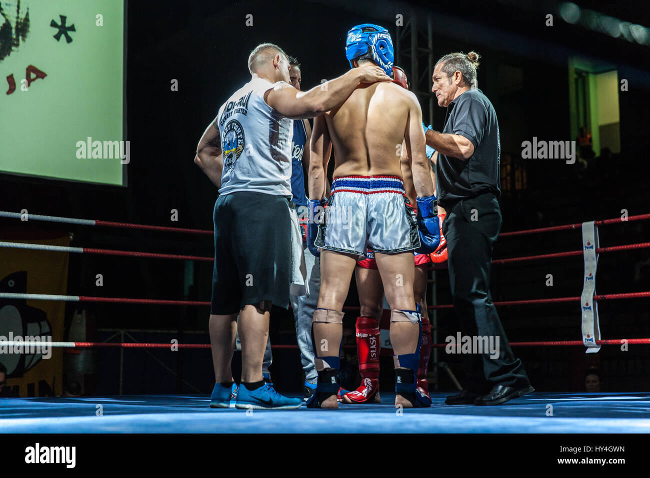 Kick boxing light contact hi-res stock photography and images - Alamy