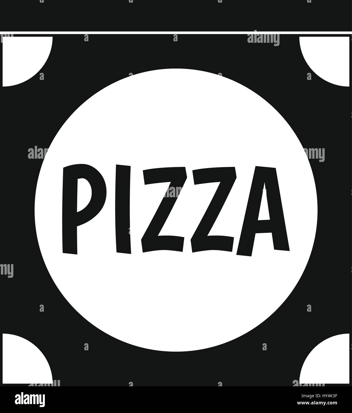 Pizza box cover icon, simple style Stock Vector Image & Art - Alamy