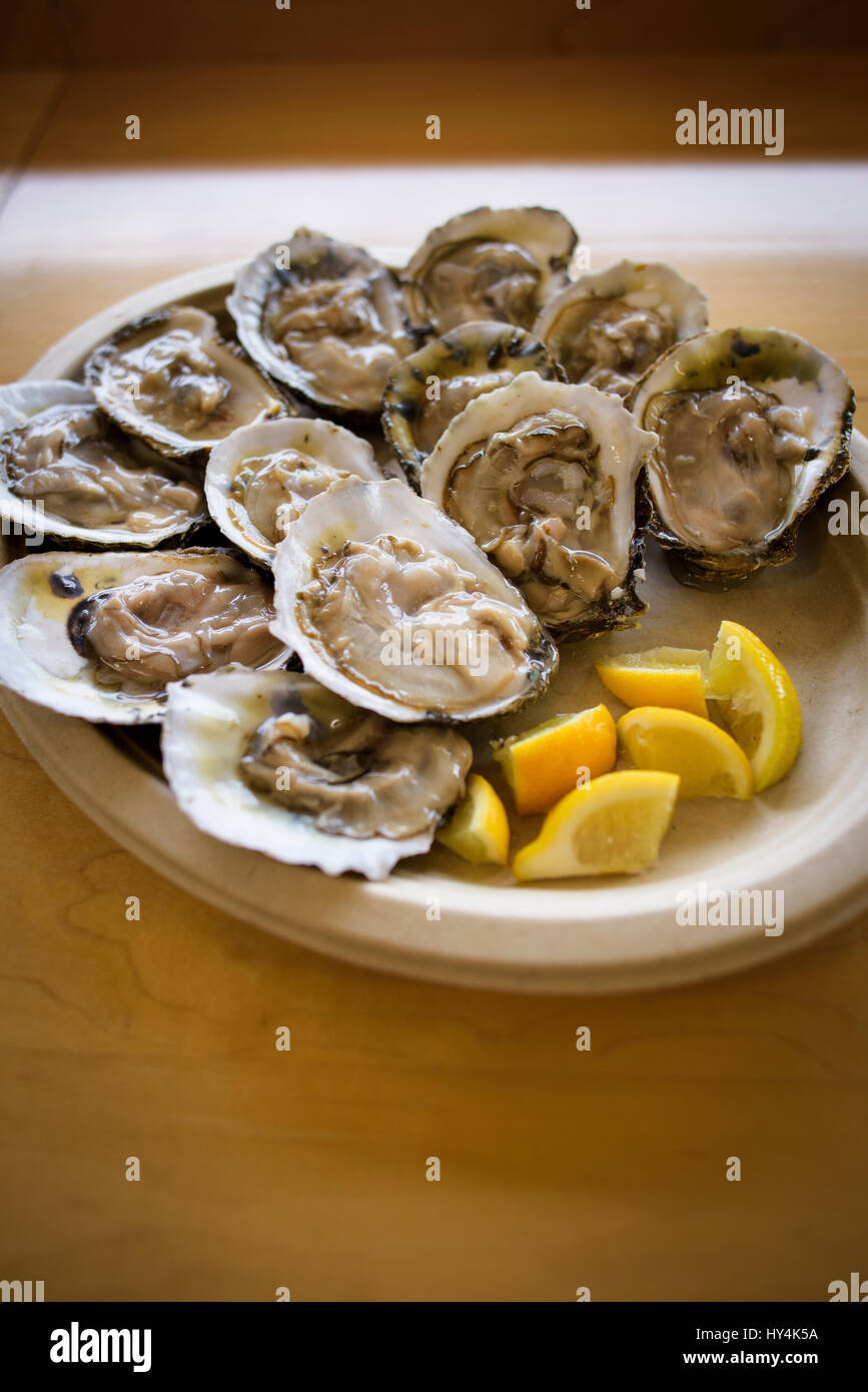 Oysters on the half shell hires stock photography and images Alamy