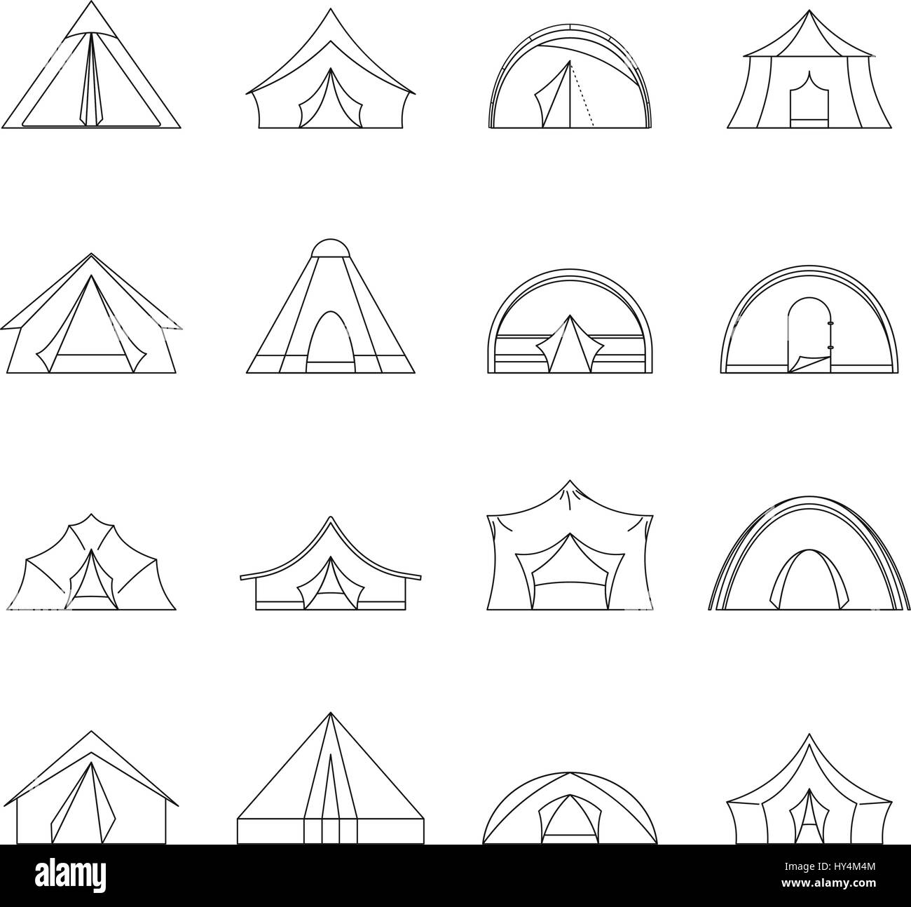Temporary camp Stock Vector Images - Page 2 - Alamy