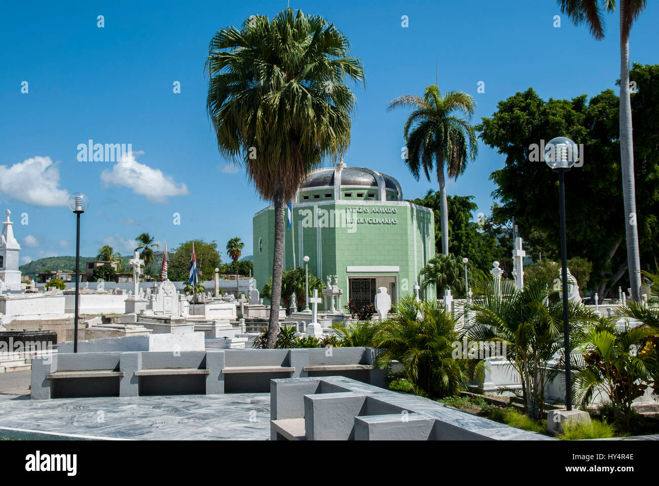 Mausoleo Fuerzas Armadas Revolucionarias, Cementerio Santa Ifigenia, Santiago de Cuba, Cuba Stock Photo