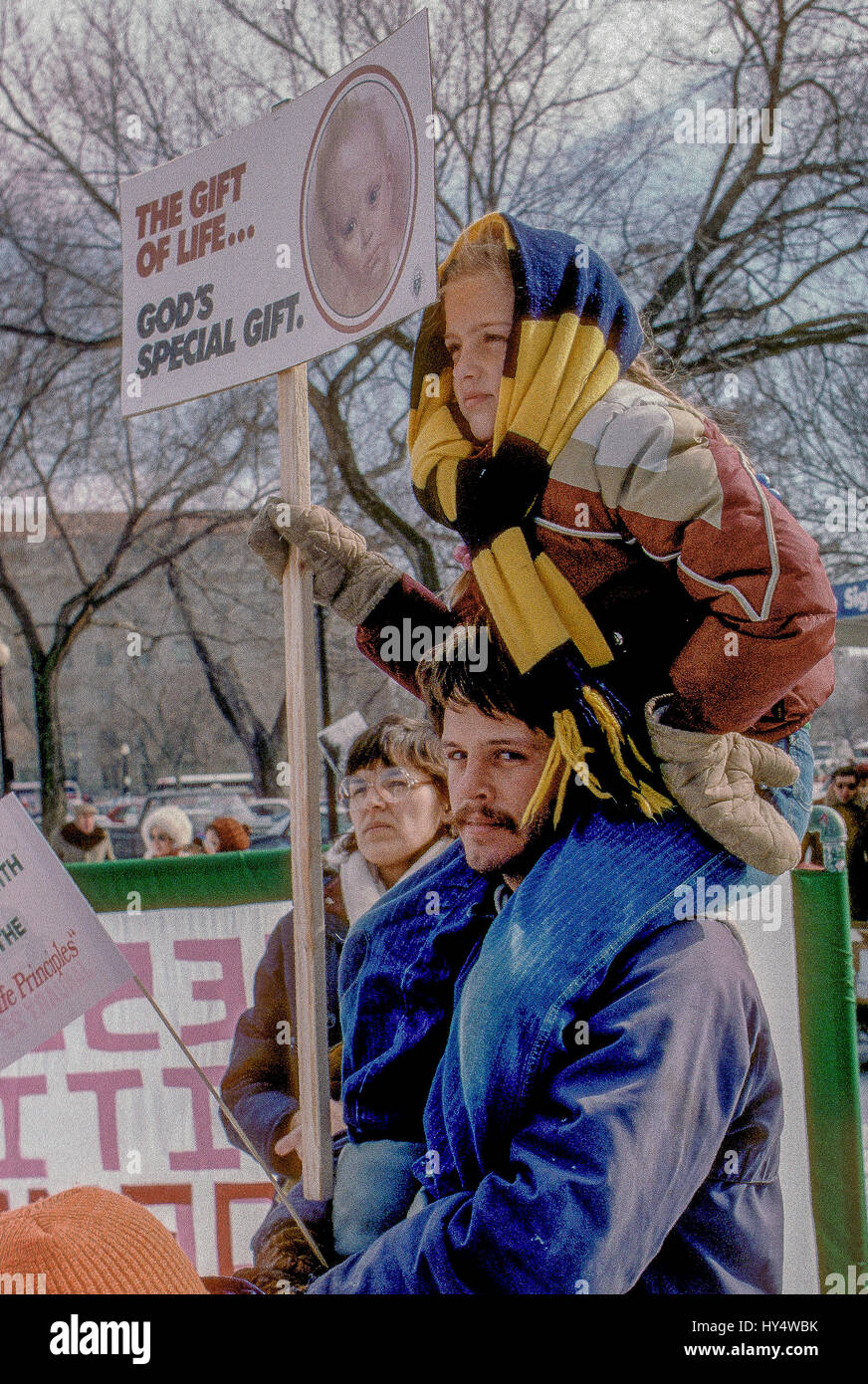 Annual RIght To Life March on the west front of the US Capitol and the