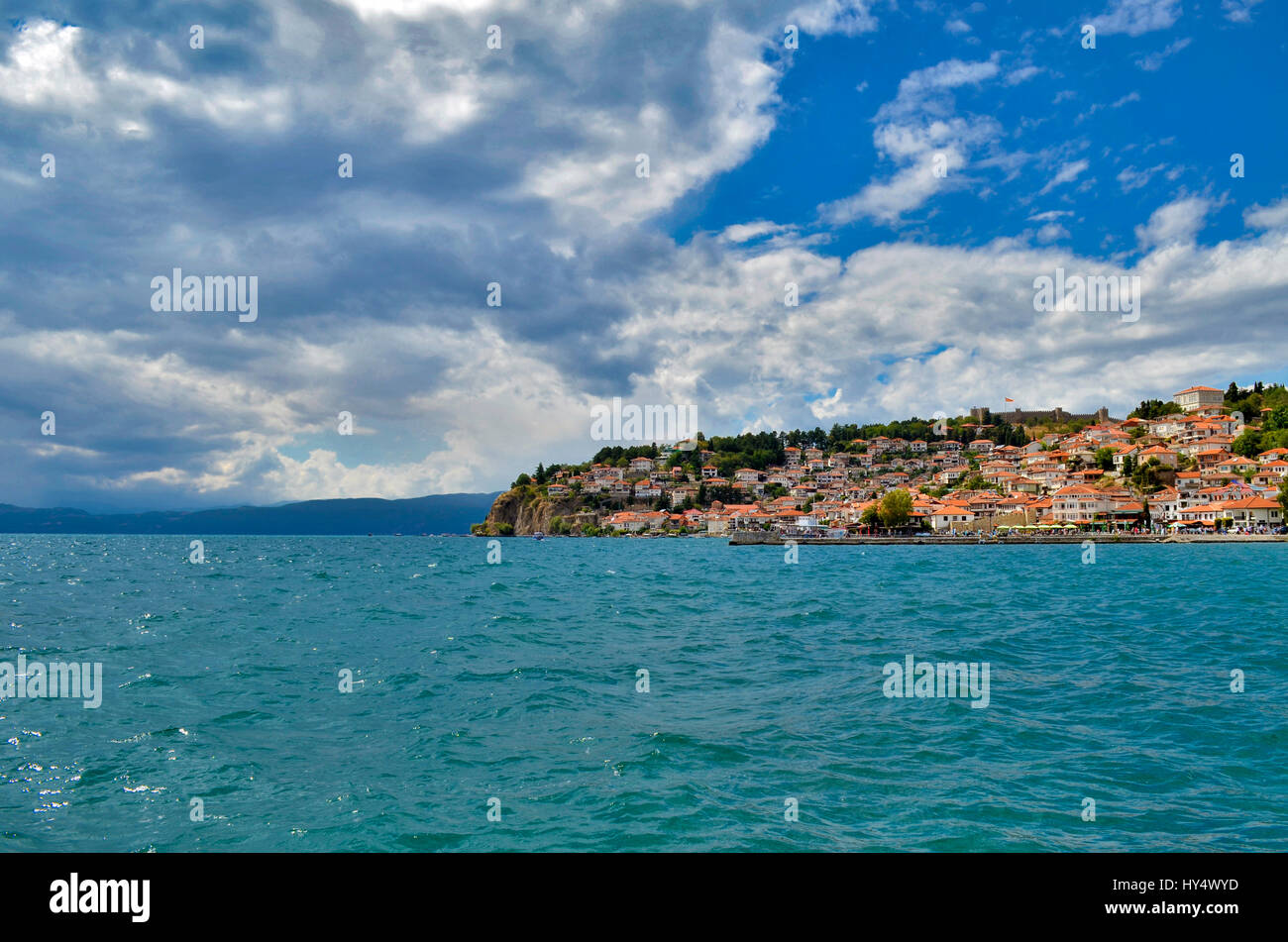 Macedonia, Ohrid Lake Stock Photo Alamy