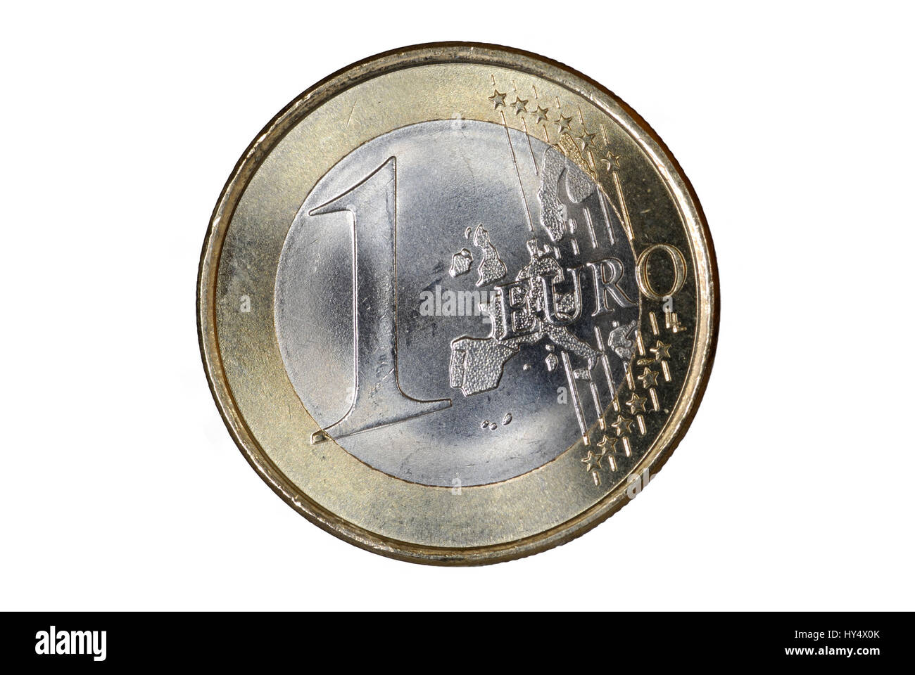 Euro-coin one, one, euro, money, finances, one euro job, coin, coins, currency, free plate, Ein-Euro-Muenze, ein, Euro, Geld, Finanzen, Ein-Euro-Job,  Stock Photo