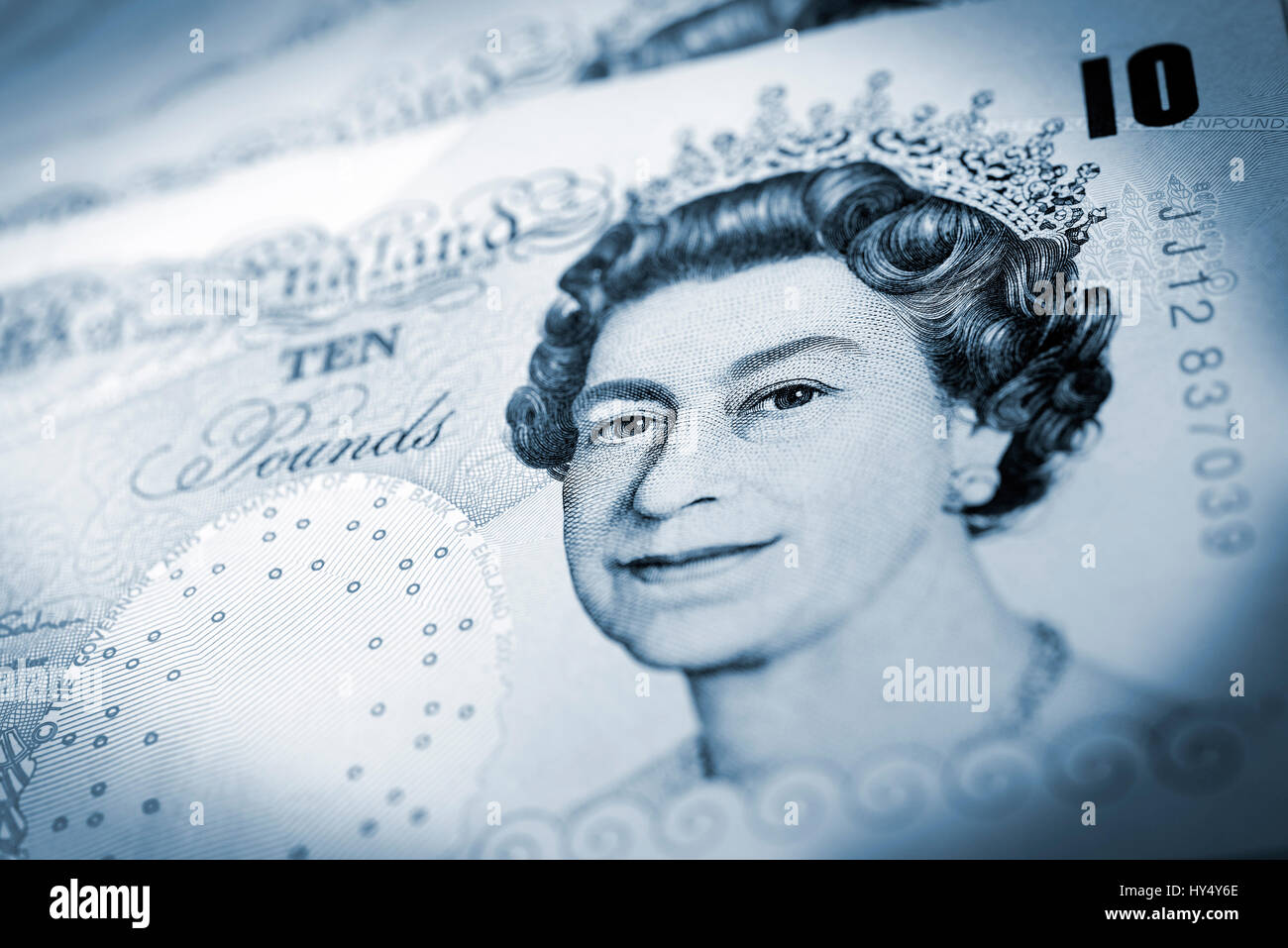 English pound marks, Englische Pfundnoten Stock Photo Alamy