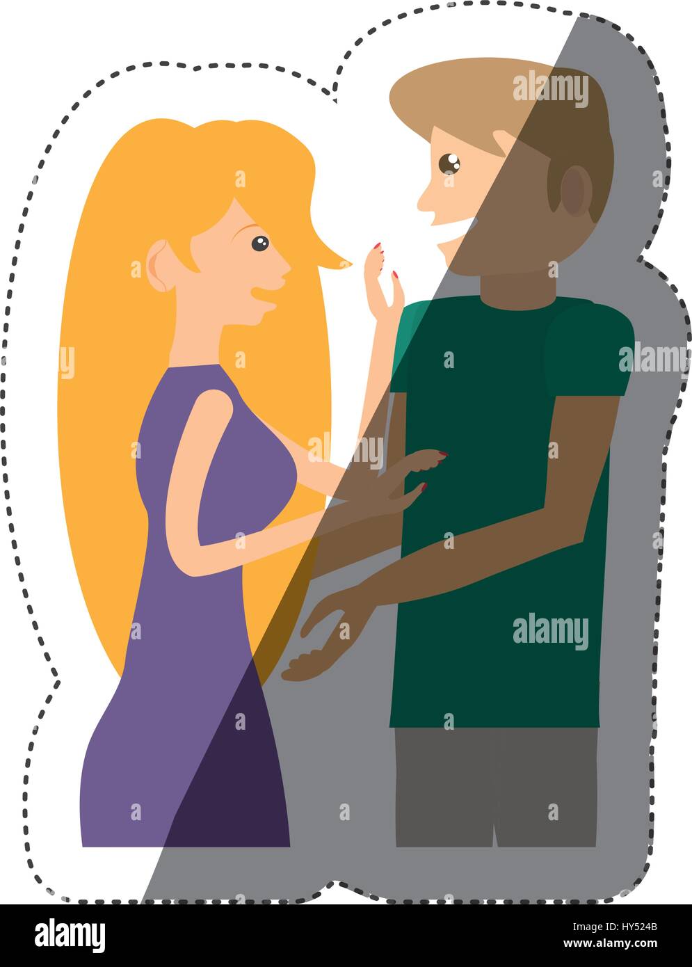 Happycouple Stock Vector Images - Alamy