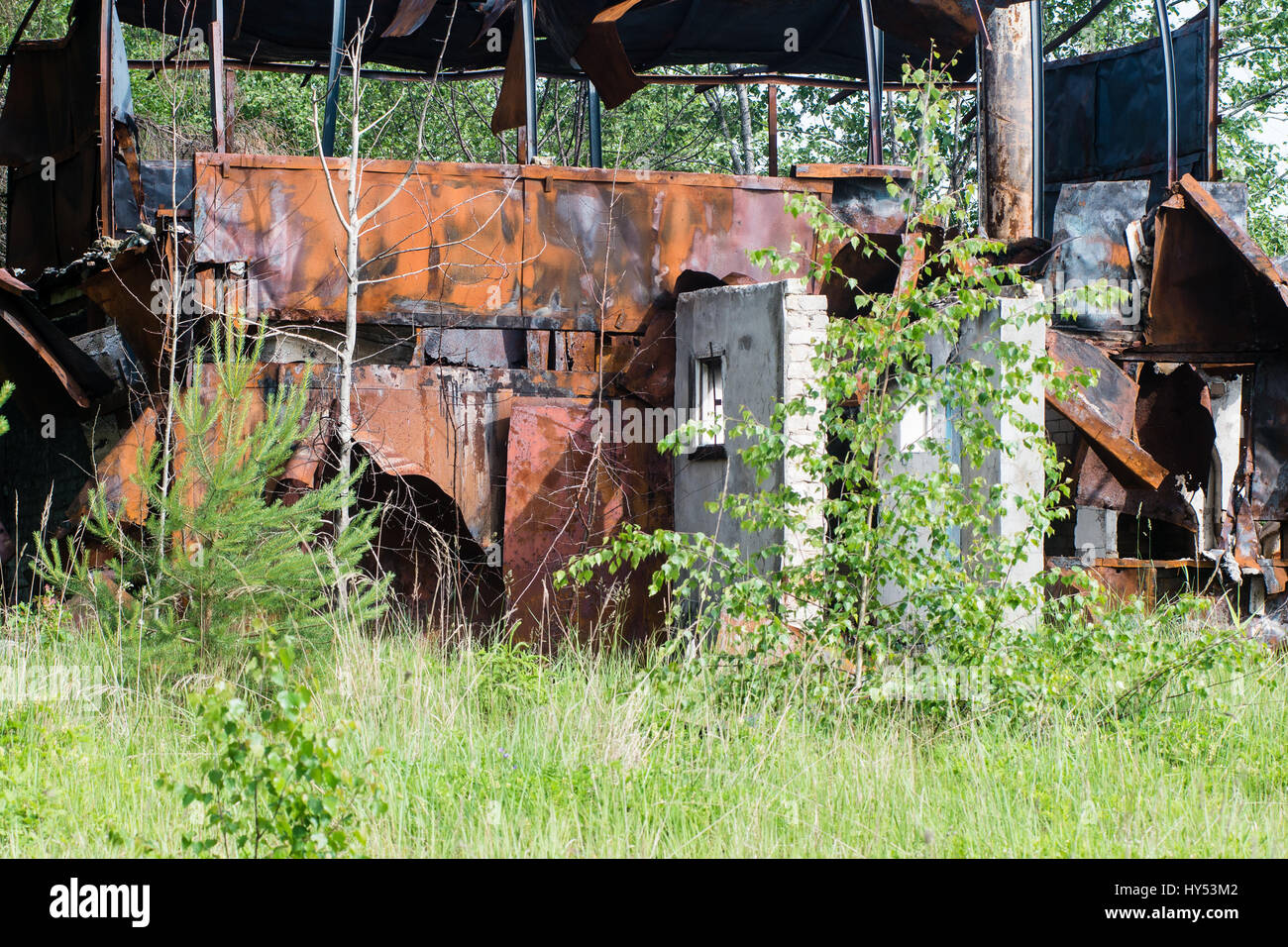 old abandoned military town exterior and architecture Stock Photo Alamy