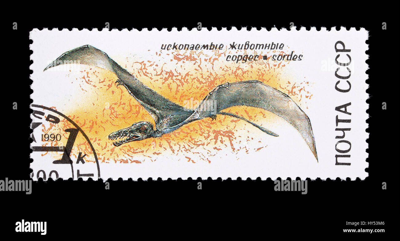 Postage stamp from the Soviet Union depicting a sordes Stock Photo