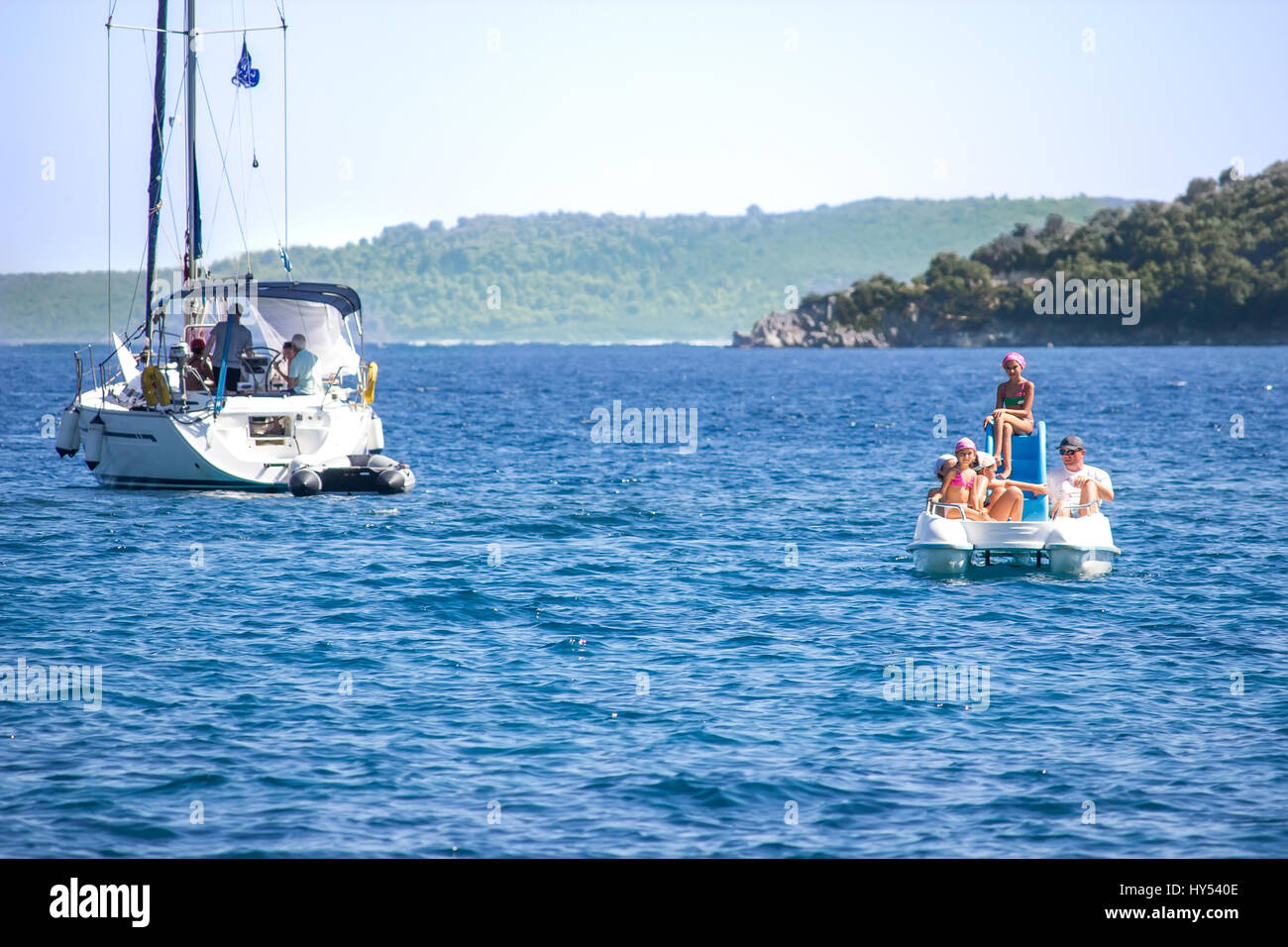 Sea pedal boat slide hires stock photography and images Alamy
