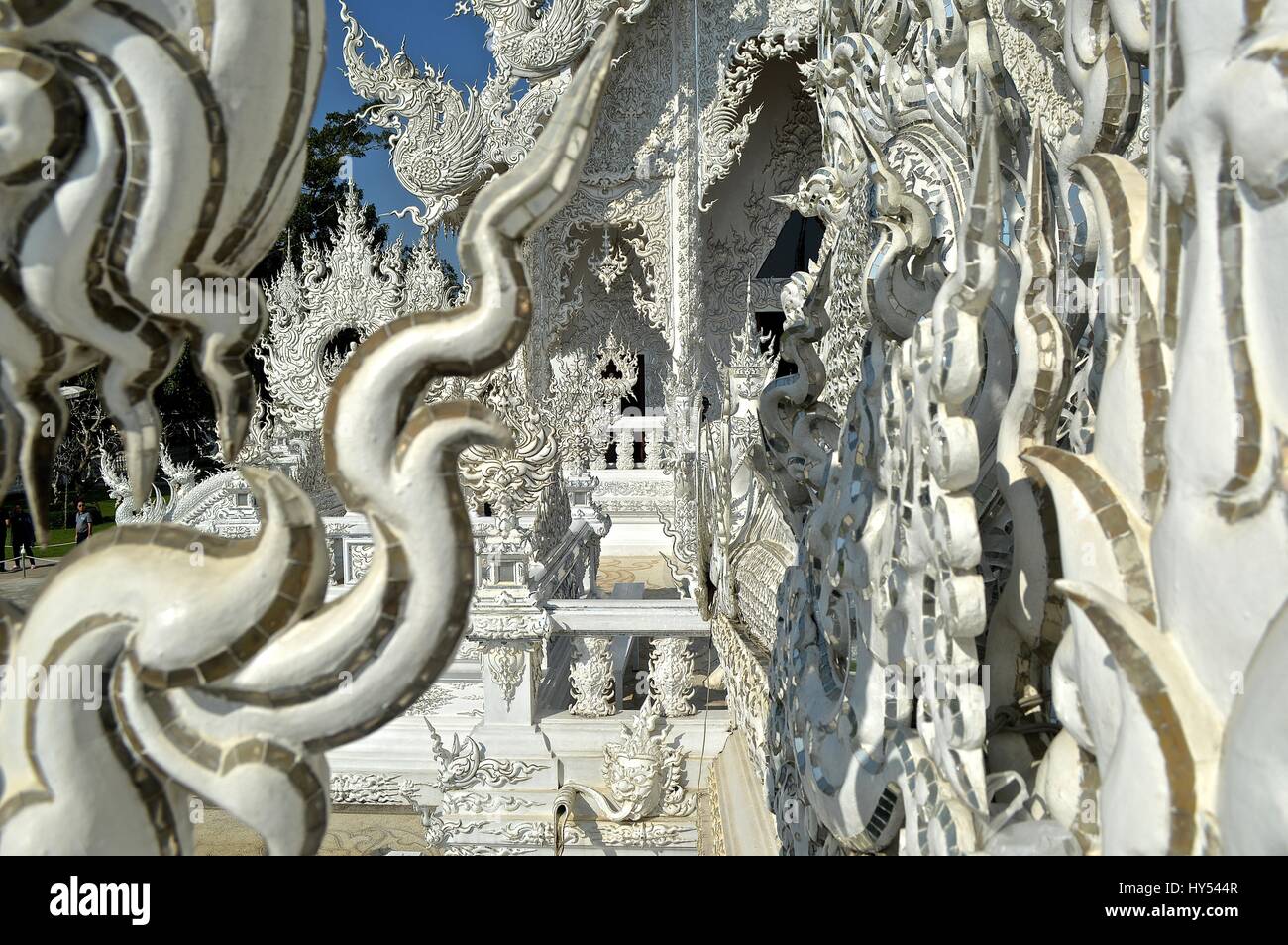 White Temple in Chiang Rai Thailand Stock Photo - Alamy