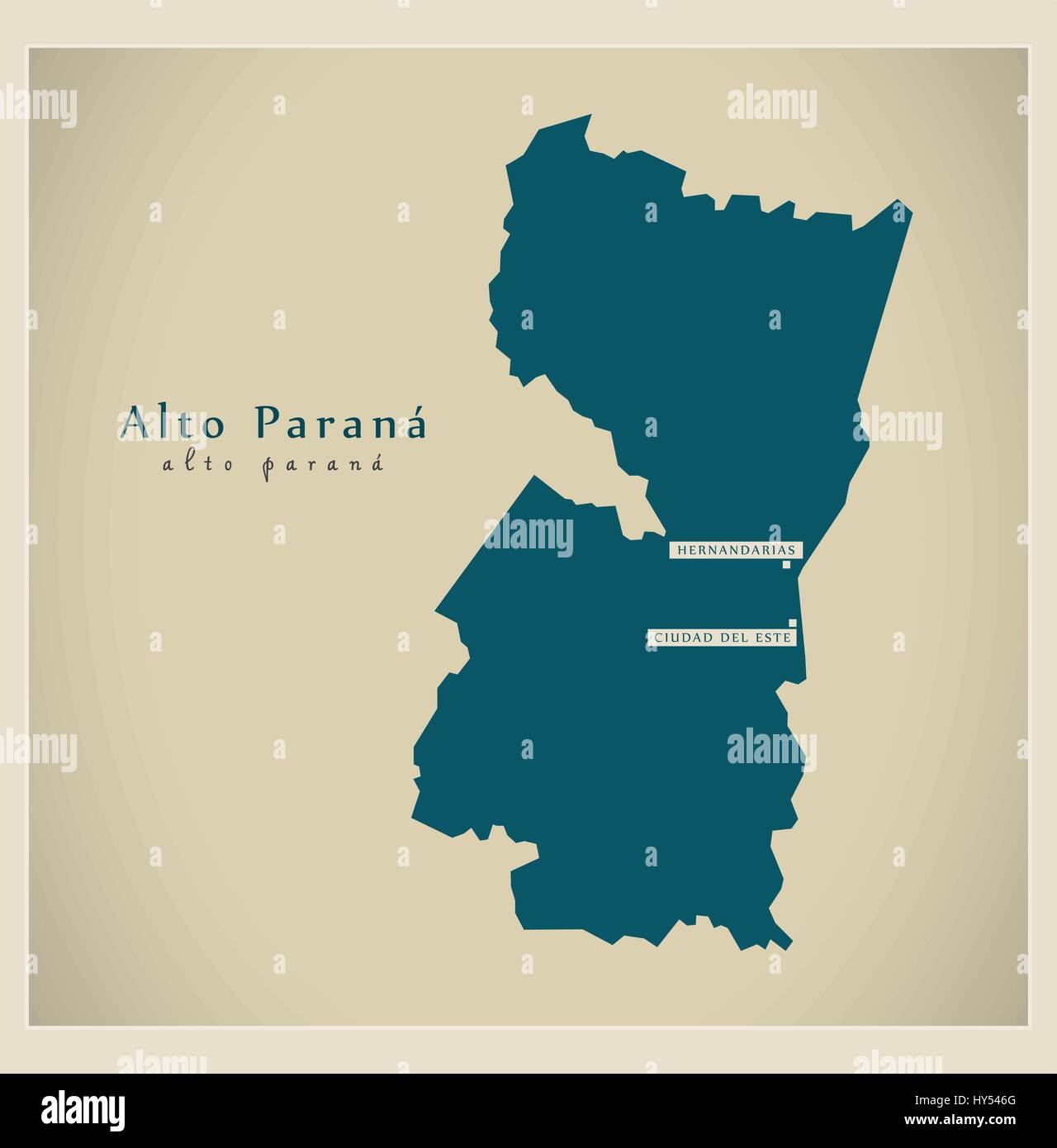 Parana map vector hi-res stock photography and images - Alamy