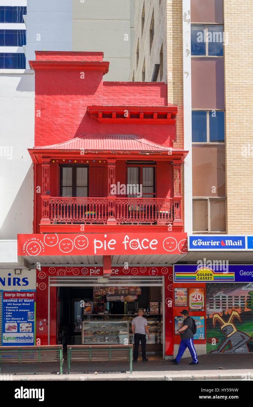 A franchise store of the Pie Face chain, in central Brisbane, Australia