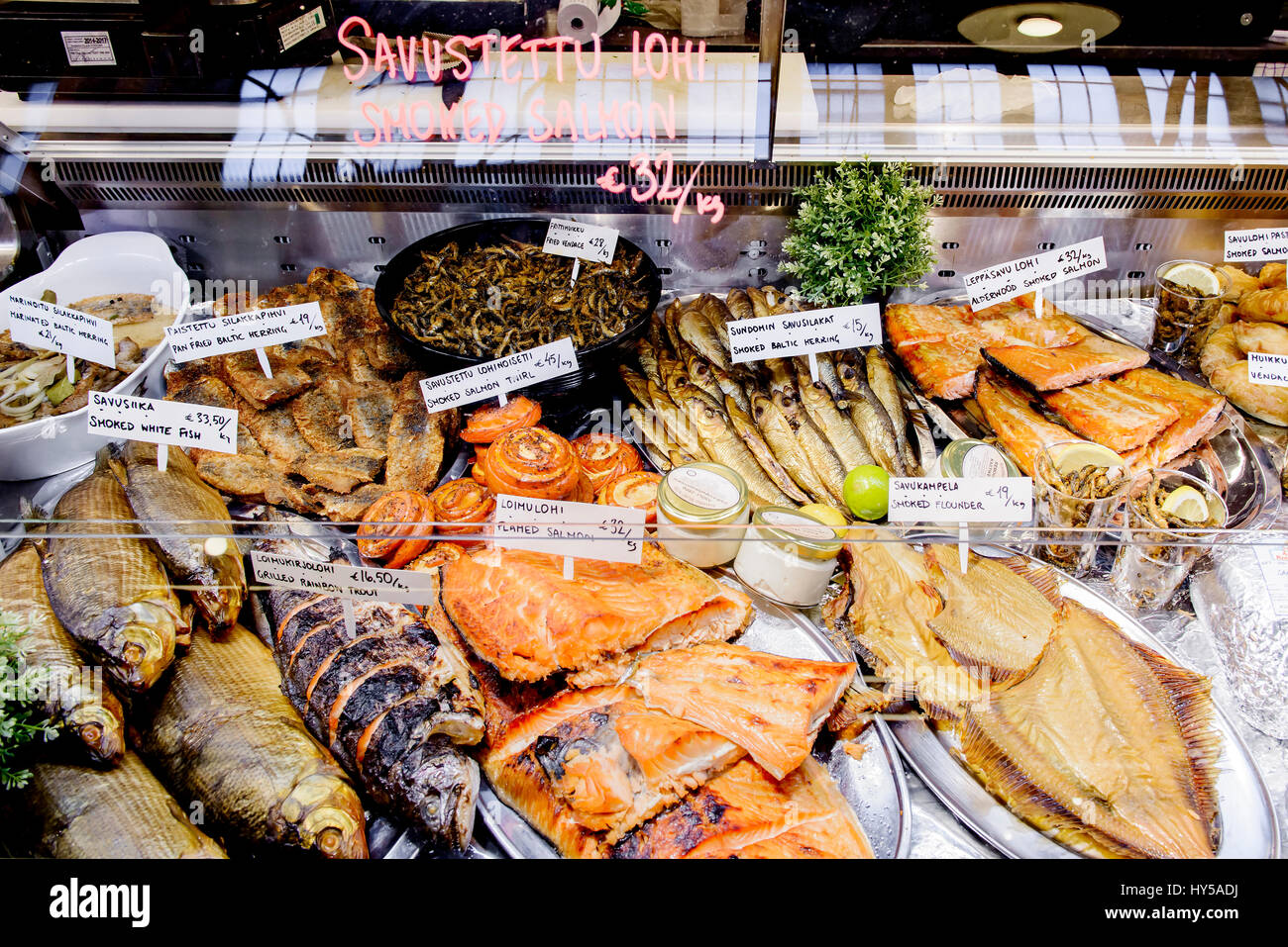 Western script seafood hi-res stock photography and images - Alamy