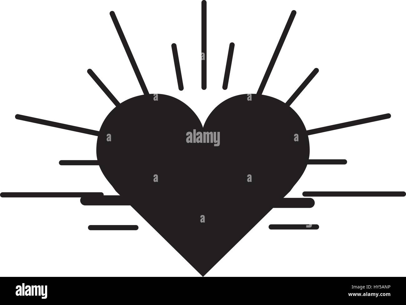 back contour heartbeat cardio vital sign Stock Vector Image & Art - Alamy