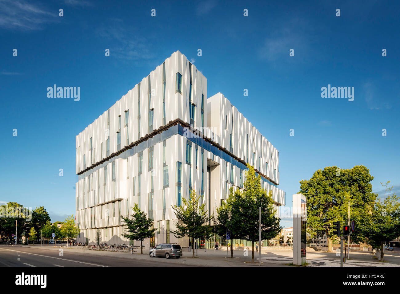 Sweden, Uppland, Uppsala, Modern building of Concert hall Stock Photo