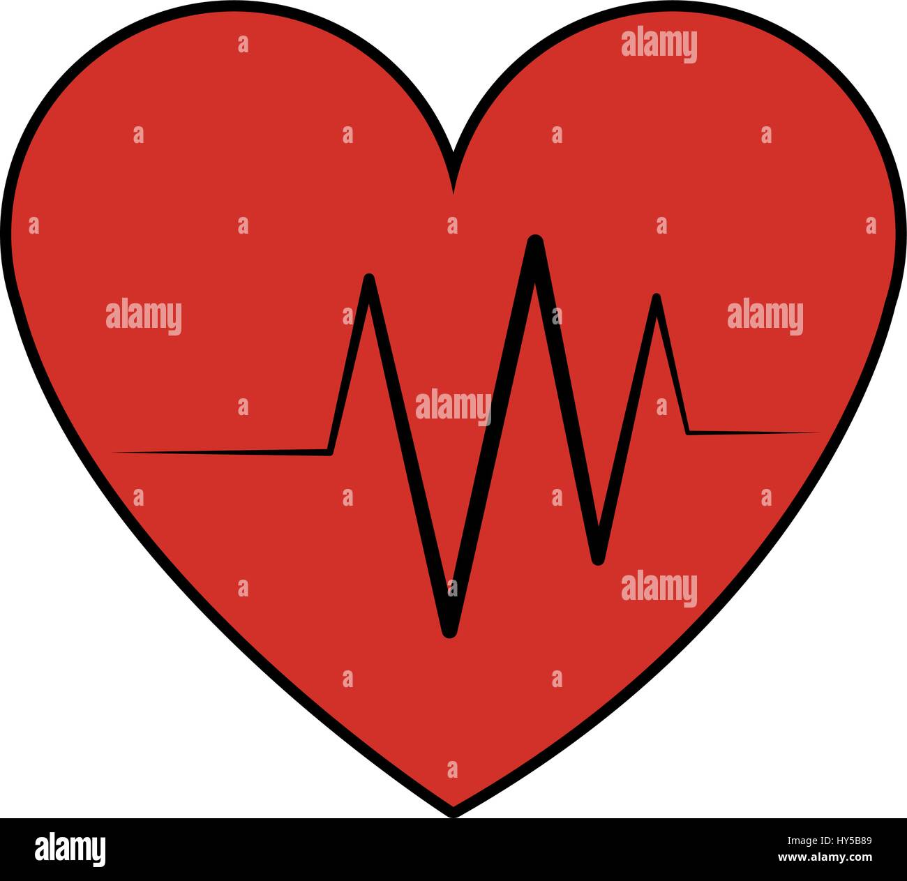 heart cardiogram icon image Stock Vector Image & Art - Alamy