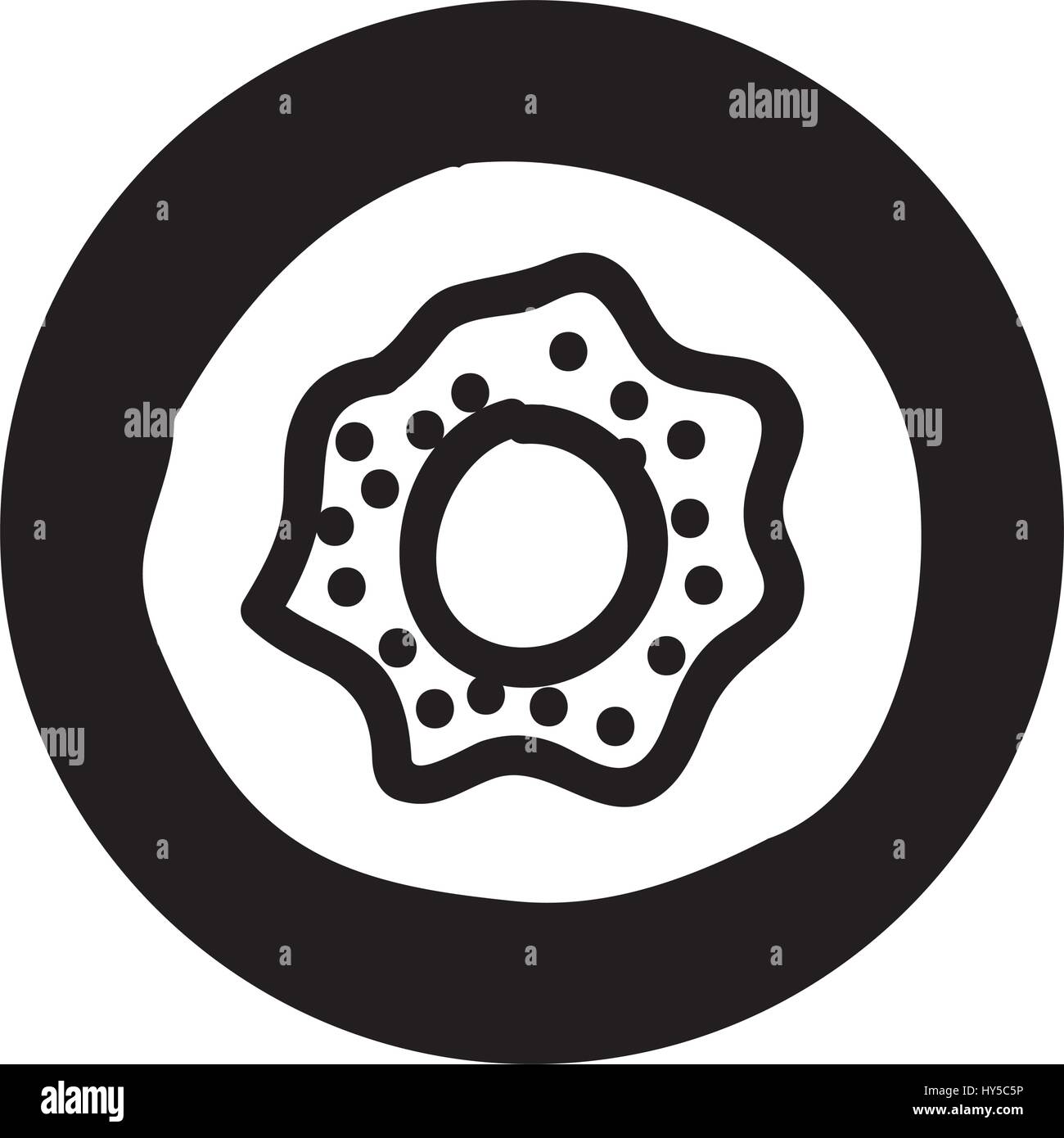 sweet donut isolated icon vector illustration design Stock Vector Image ...