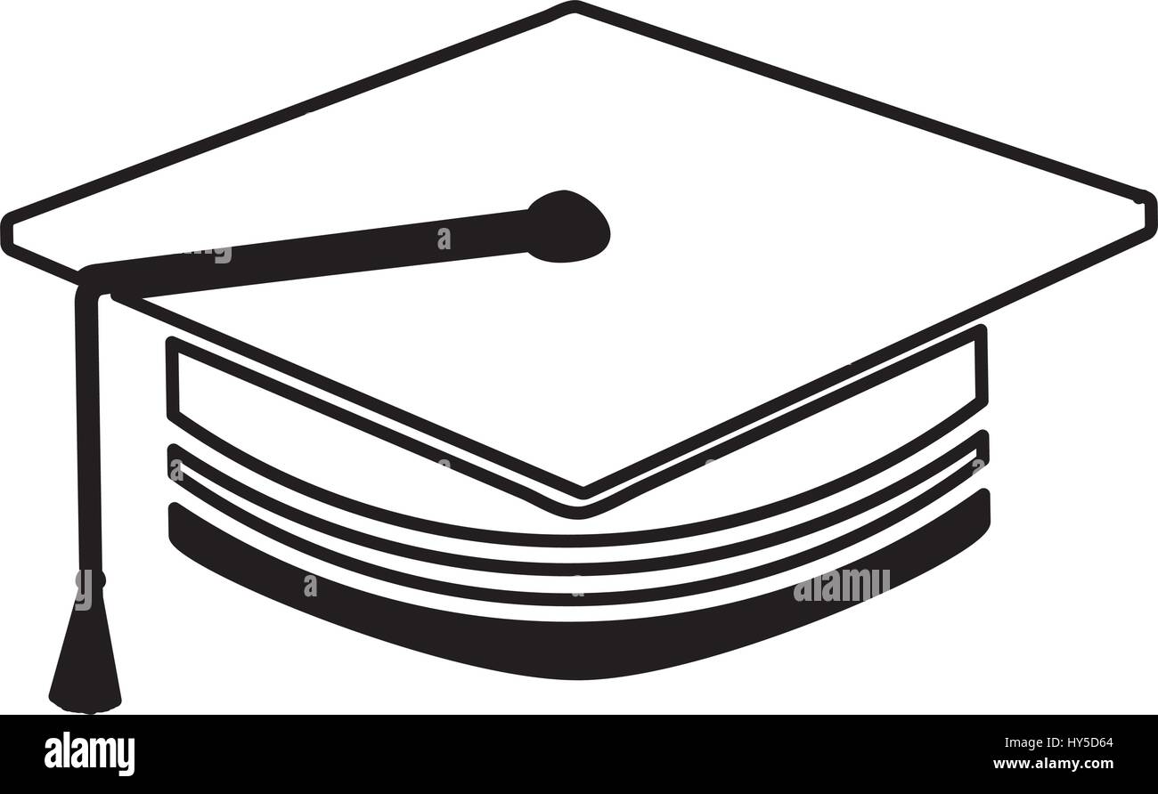 hat graduation isolated icon vector illustration design Stock Vector ...