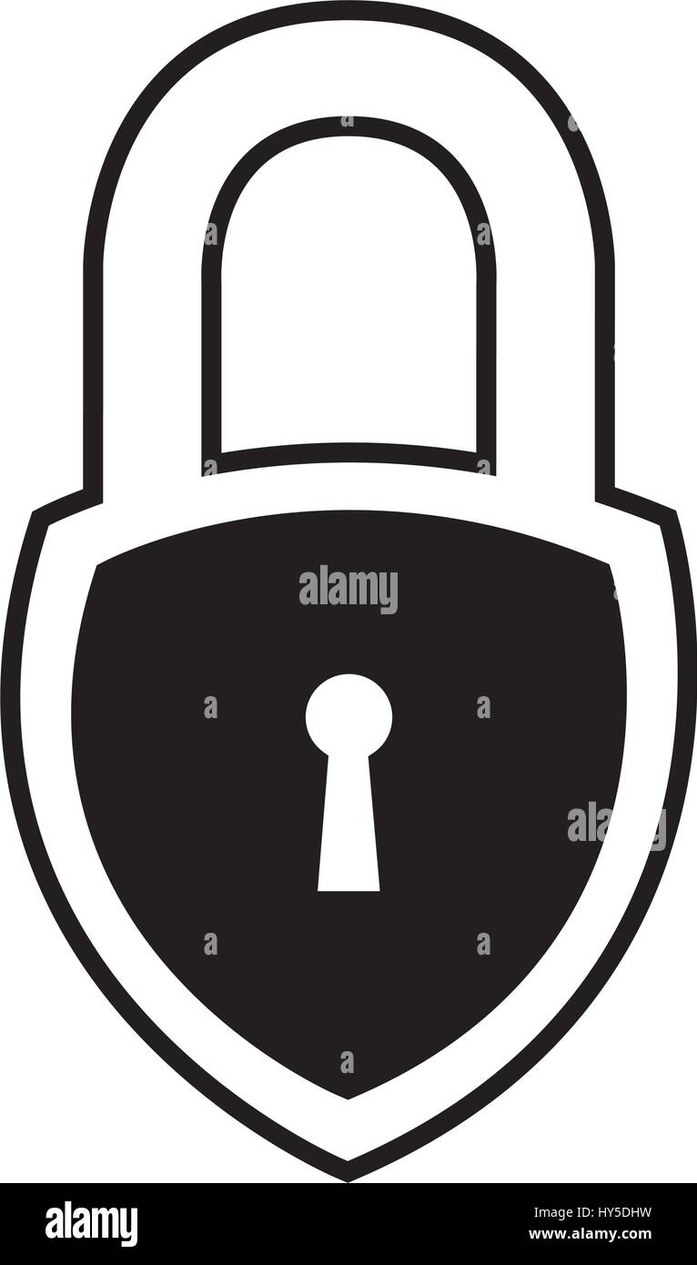 safe padlock isolated icon vector illustration design Stock Vector ...