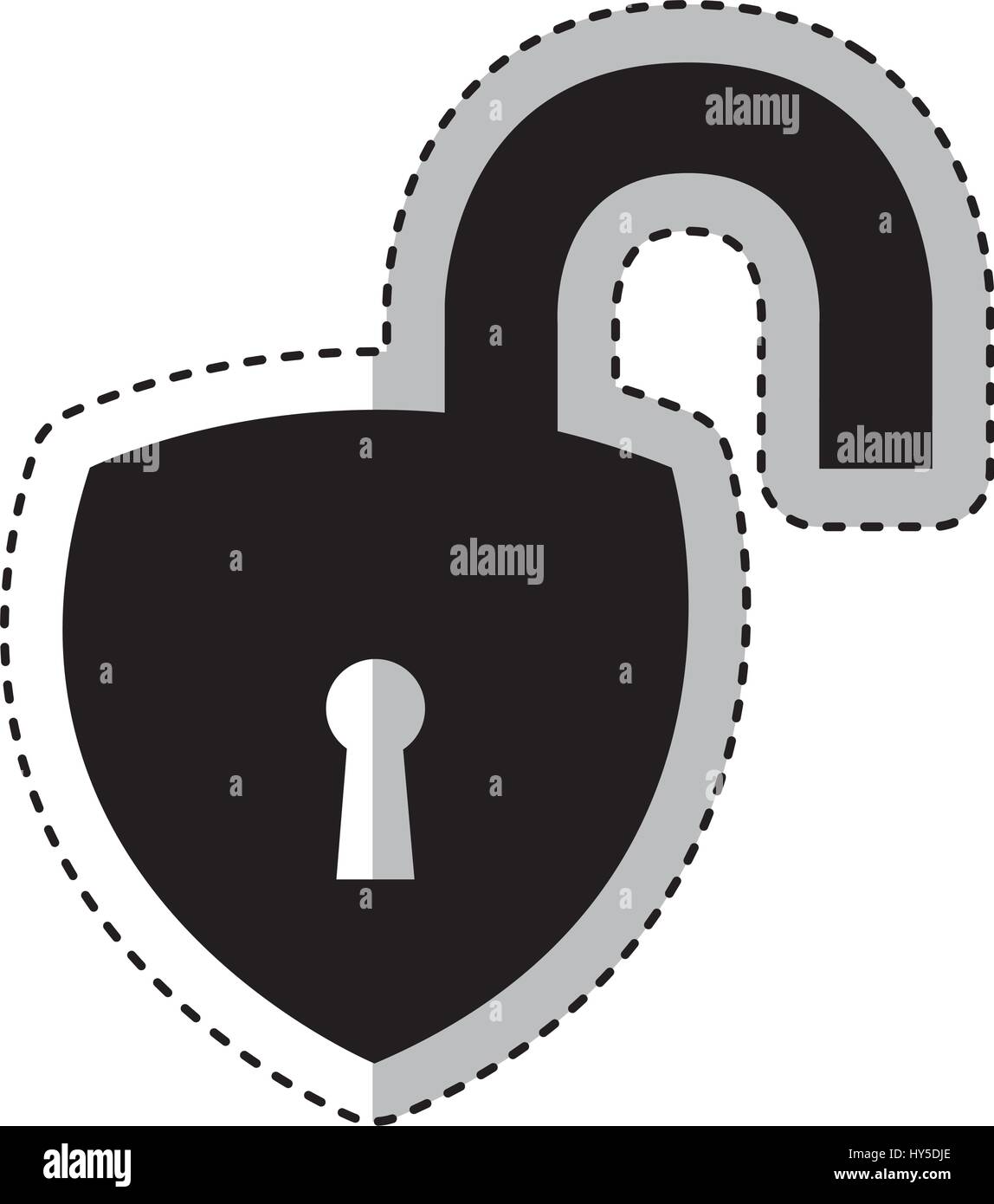 safe padlock isolated icon vector illustration design Stock Vector ...