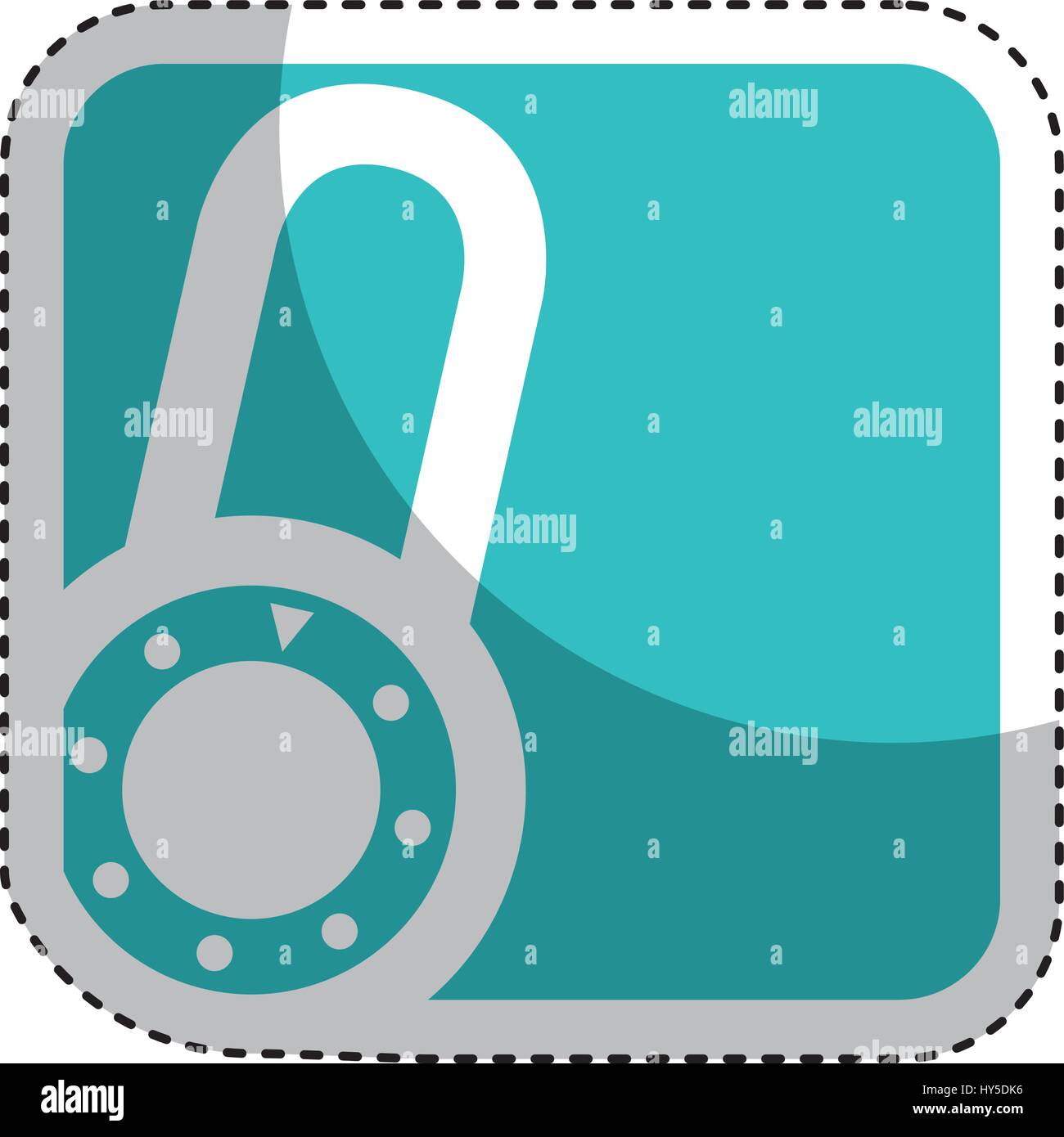 safe padlock isolated icon vector illustration design Stock Vector ...