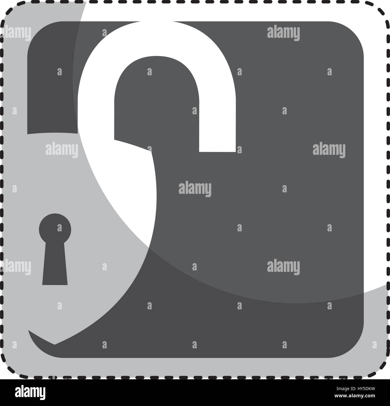 safe padlock isolated icon vector illustration design Stock Vector ...