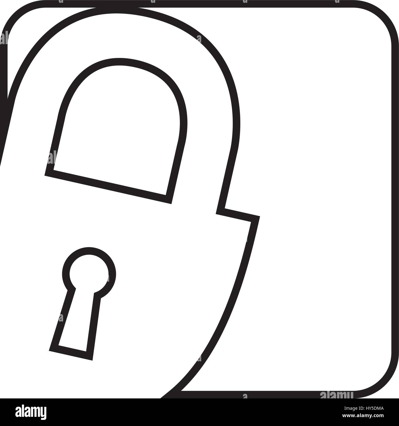 safe padlock isolated icon vector illustration design Stock Vector ...