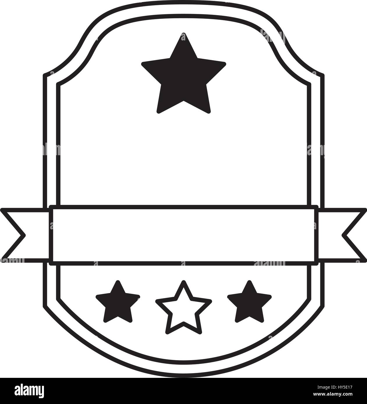 elegant shield frame icon vector illustration design Stock Vector Image ...