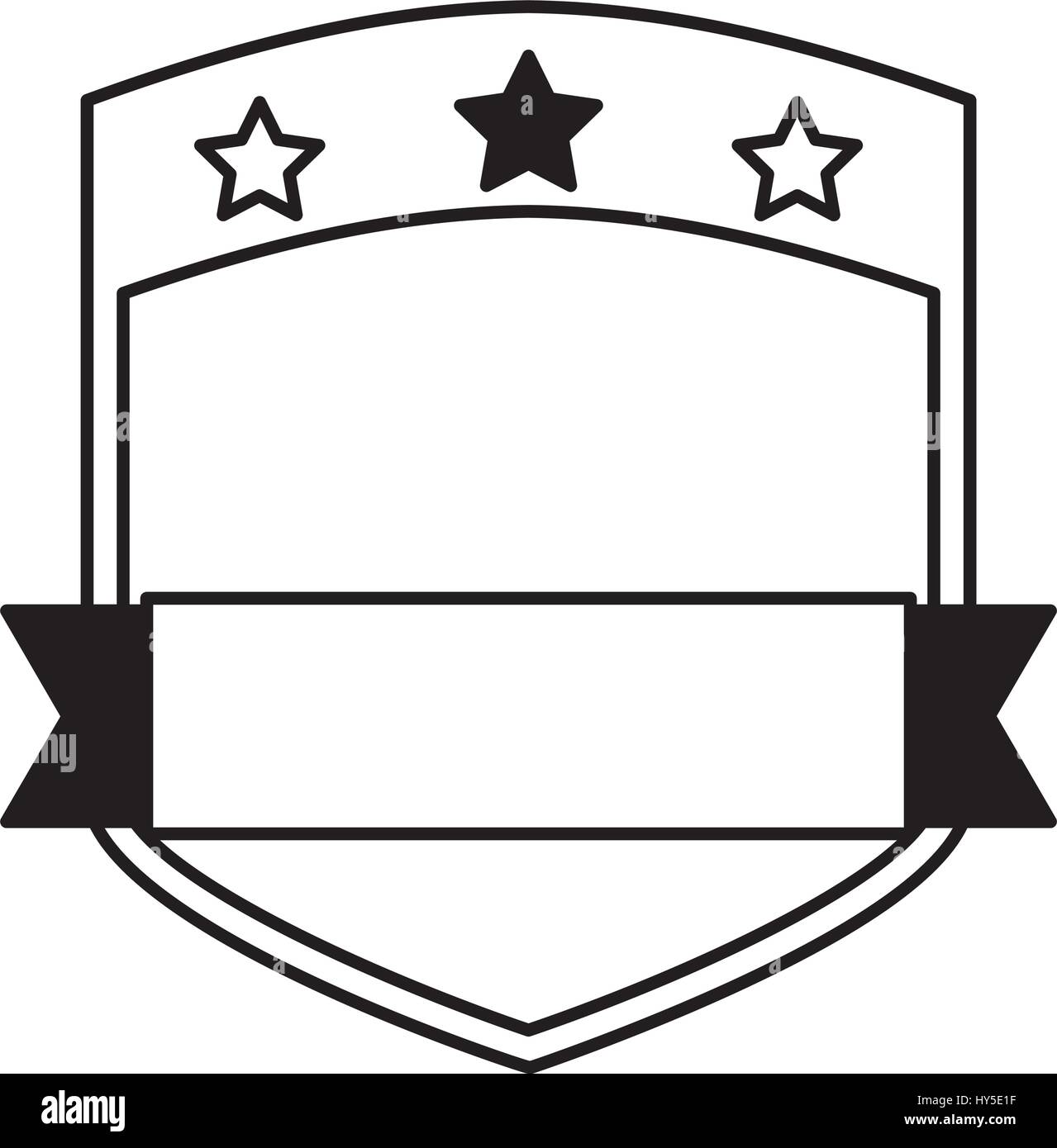 elegant shield frame icon vector illustration design Stock Vector Image ...