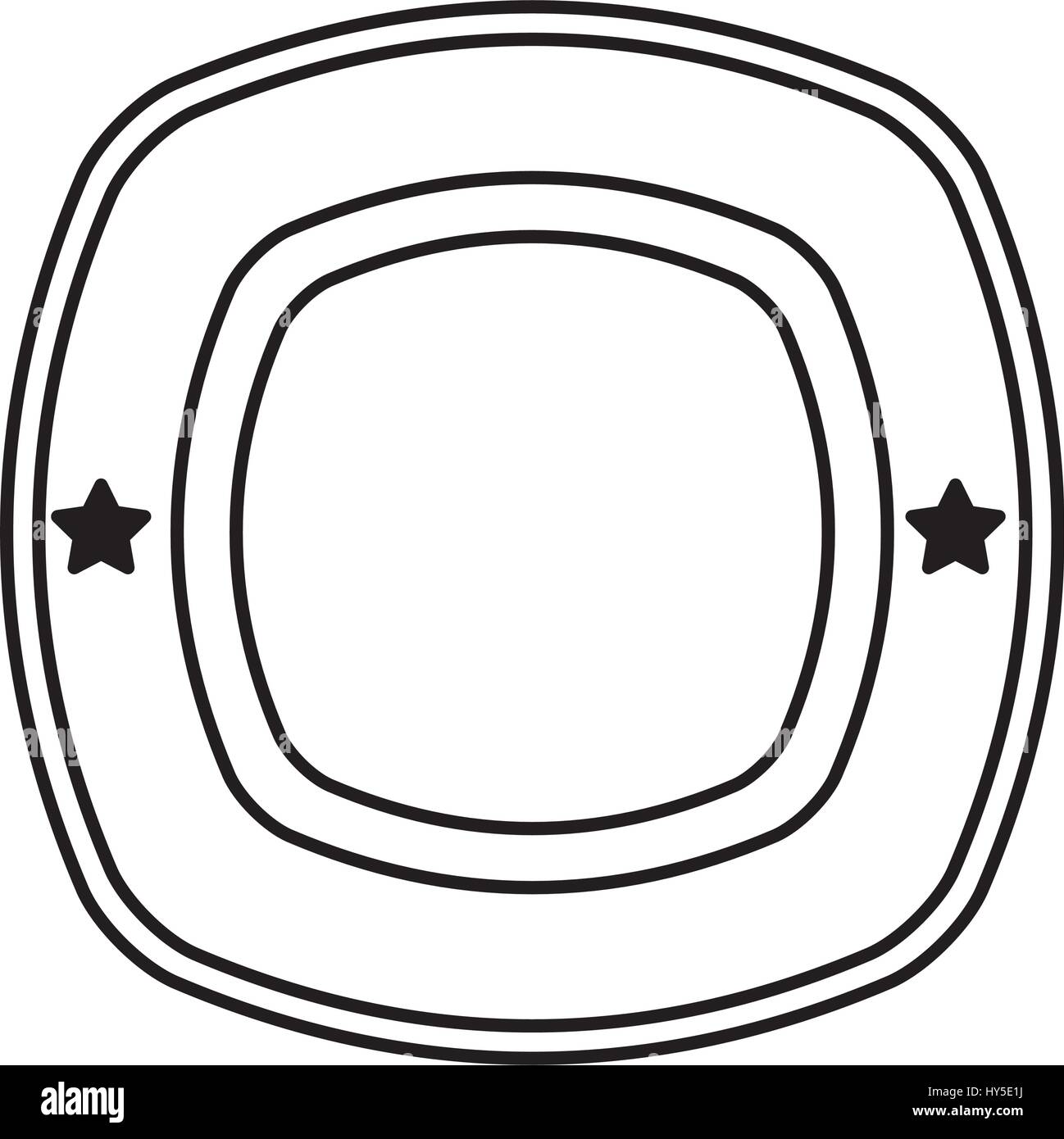 elegant shield frame icon vector illustration design Stock Vector Image ...