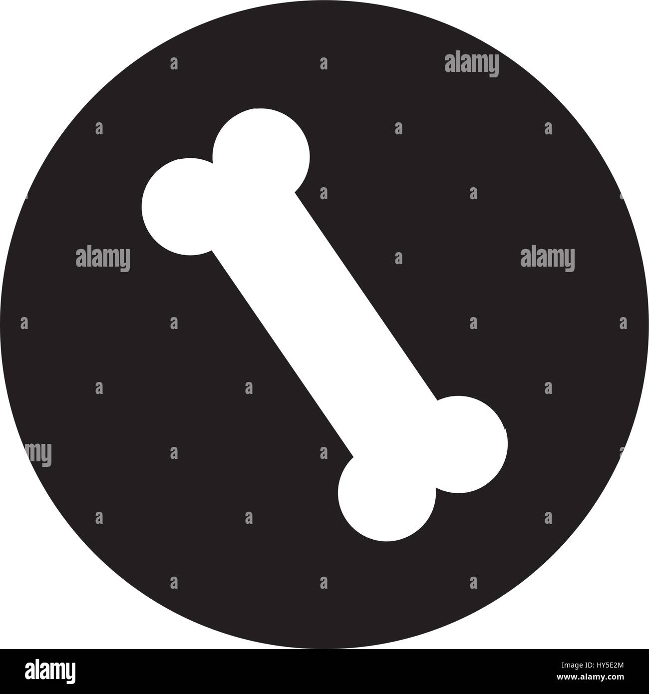 bone mascot isolated icon vector illustration design Stock Vector Image ...