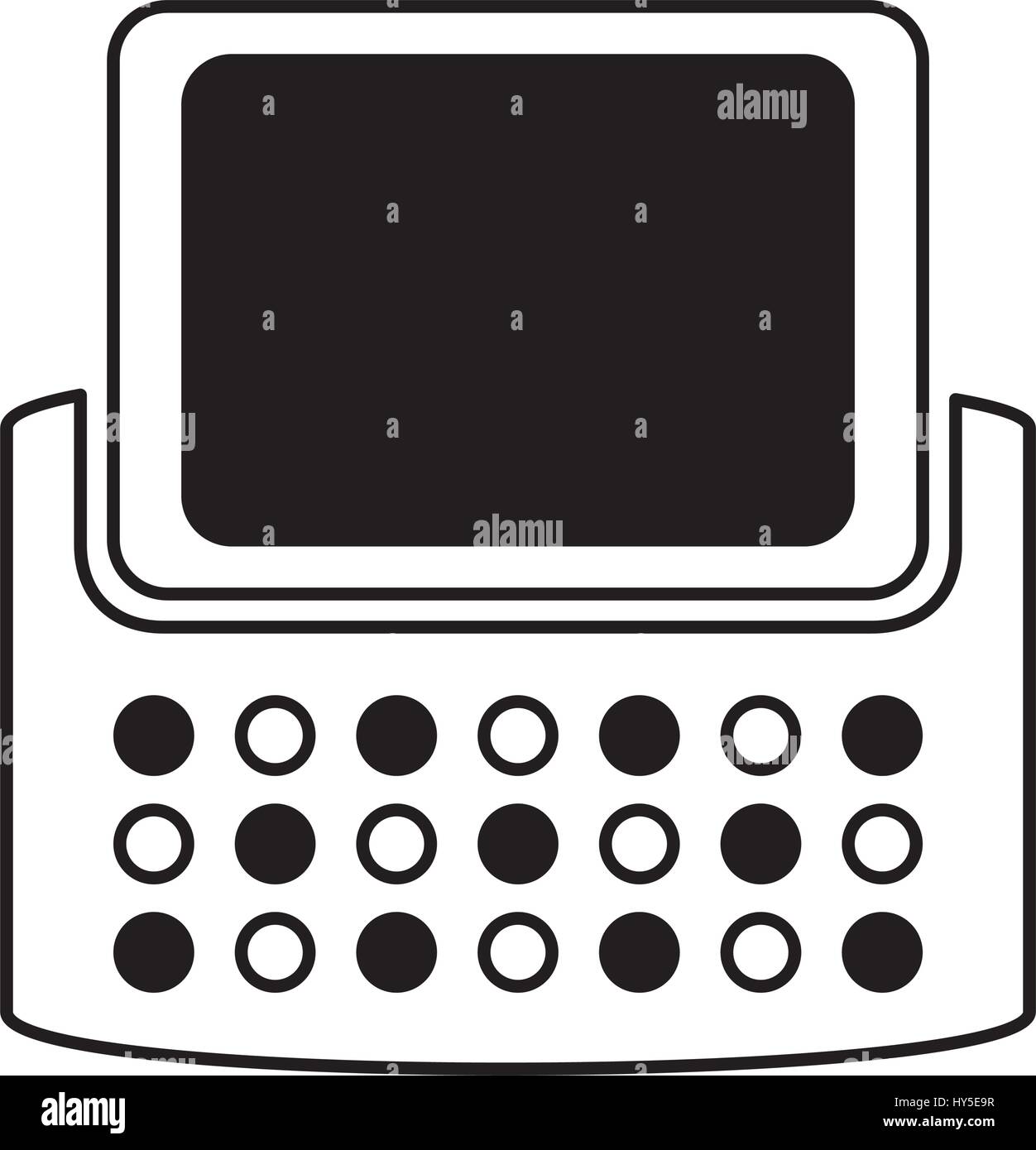cellphone device isolated icon Stock Vector Image & Art - Alamy