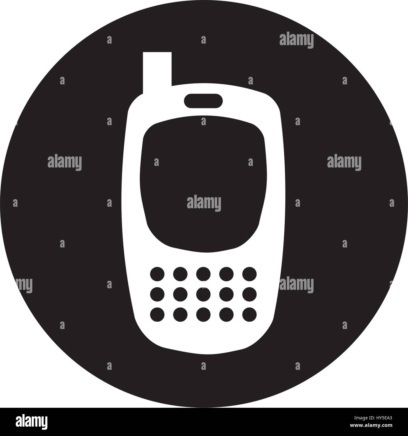 cellphone device isolated icon Stock Vector Image & Art - Alamy