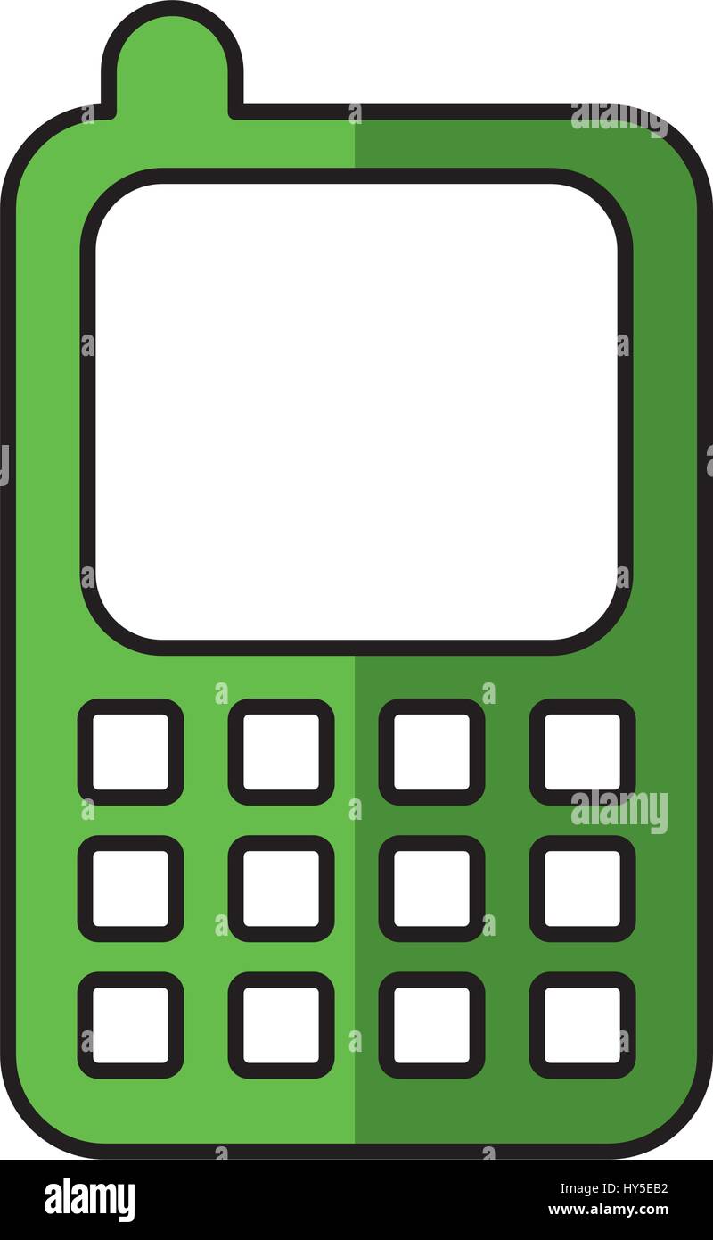 cellphone device isolated icon Stock Vector Image & Art - Alamy