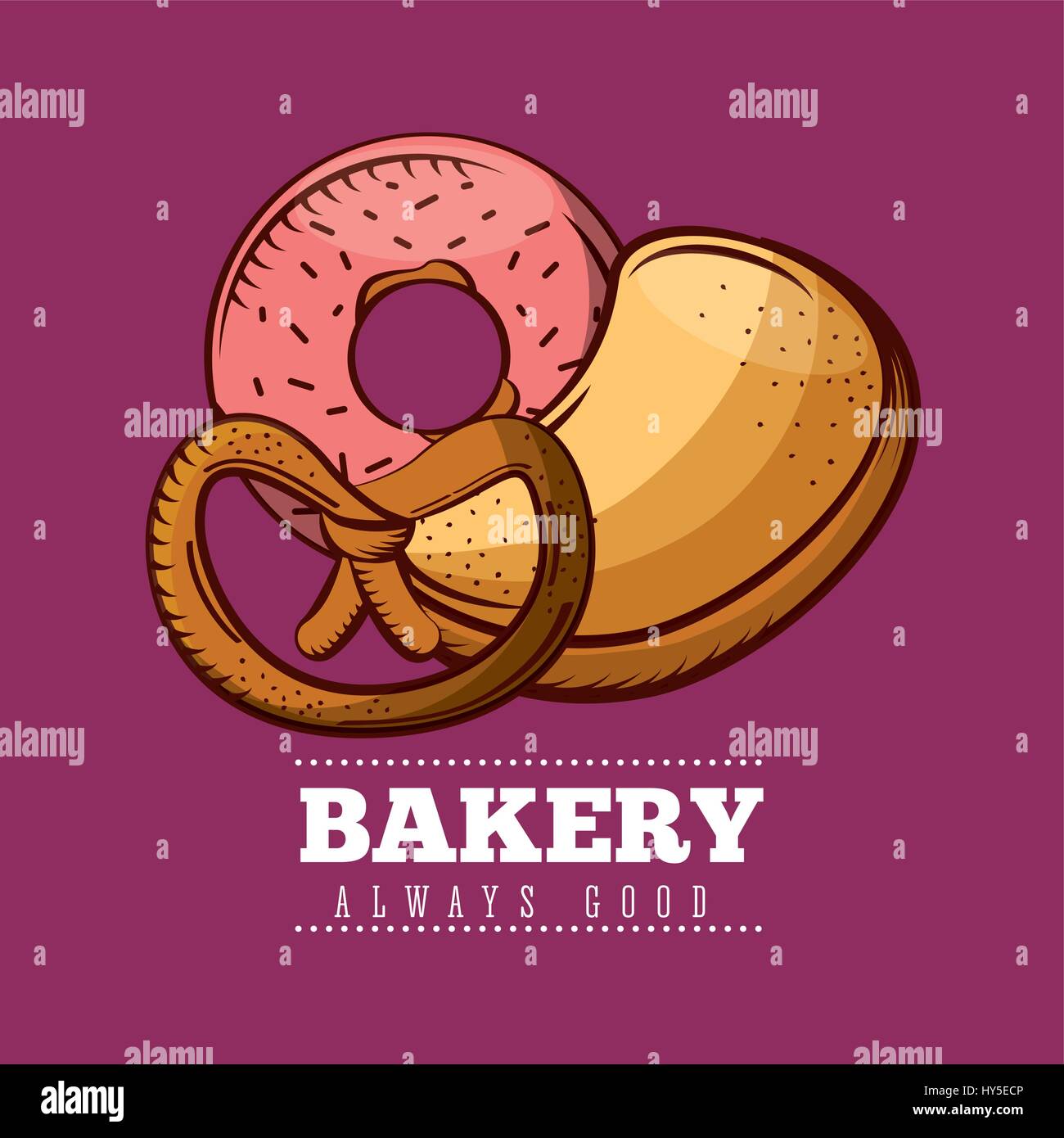 bakery shop always fresh Stock Vector Image & Art - Alamy
