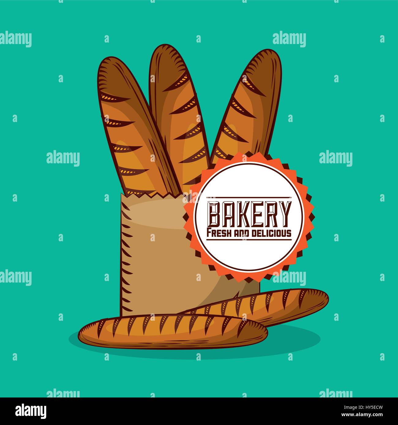 bakery shop always fresh Stock Vector Image & Art - Alamy