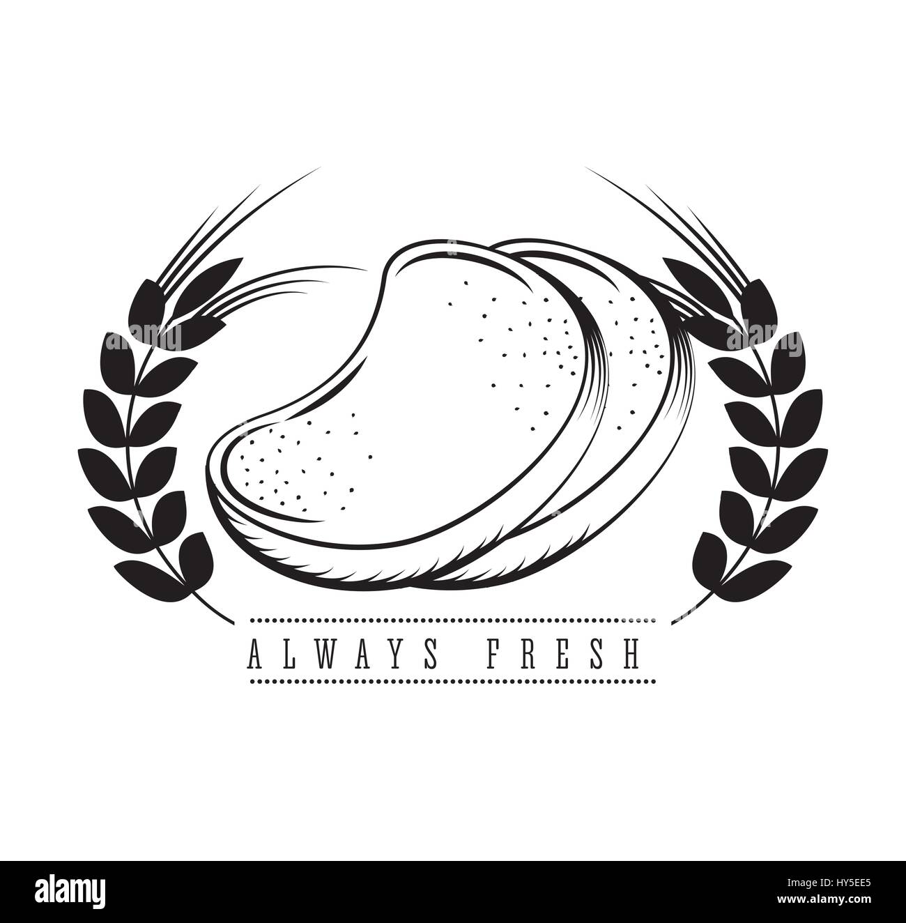 bakery shop always fresh Stock Vector Image & Art - Alamy