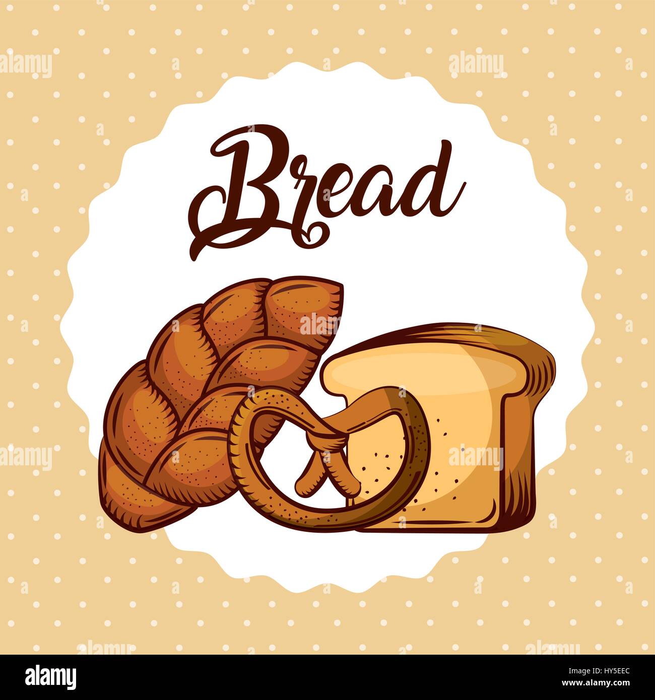 delicious bread bakery shop Stock Vector Image & Art - Alamy